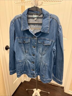 Future Collective Gabriella Karefa-Johnson Denim Jacket with Pleats